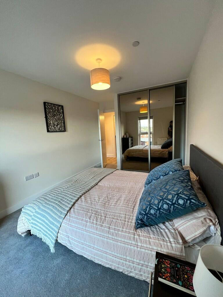 Apartments to Rent by Una Living in Hunslet House, Corby, NN17, bedroom
