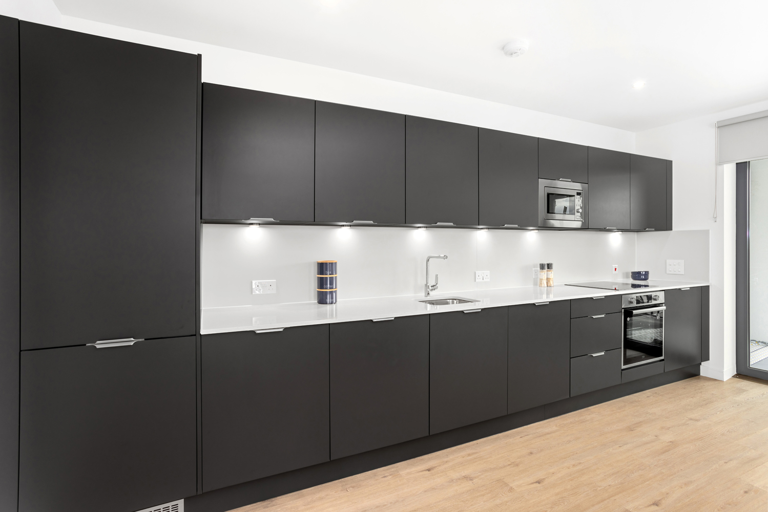 Apartments to Rent by Populo Living at Plaistow Hub, Newham, E13, kitchen