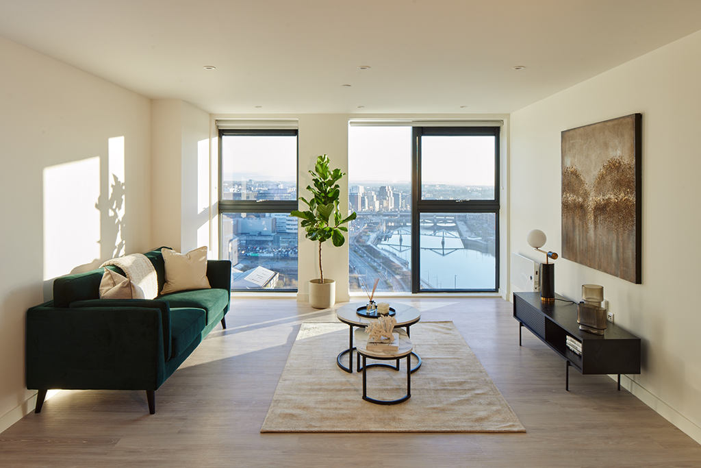 Apartments to Rent by Platform_ at Platform_Glasgow, Glasgow, G3, living area