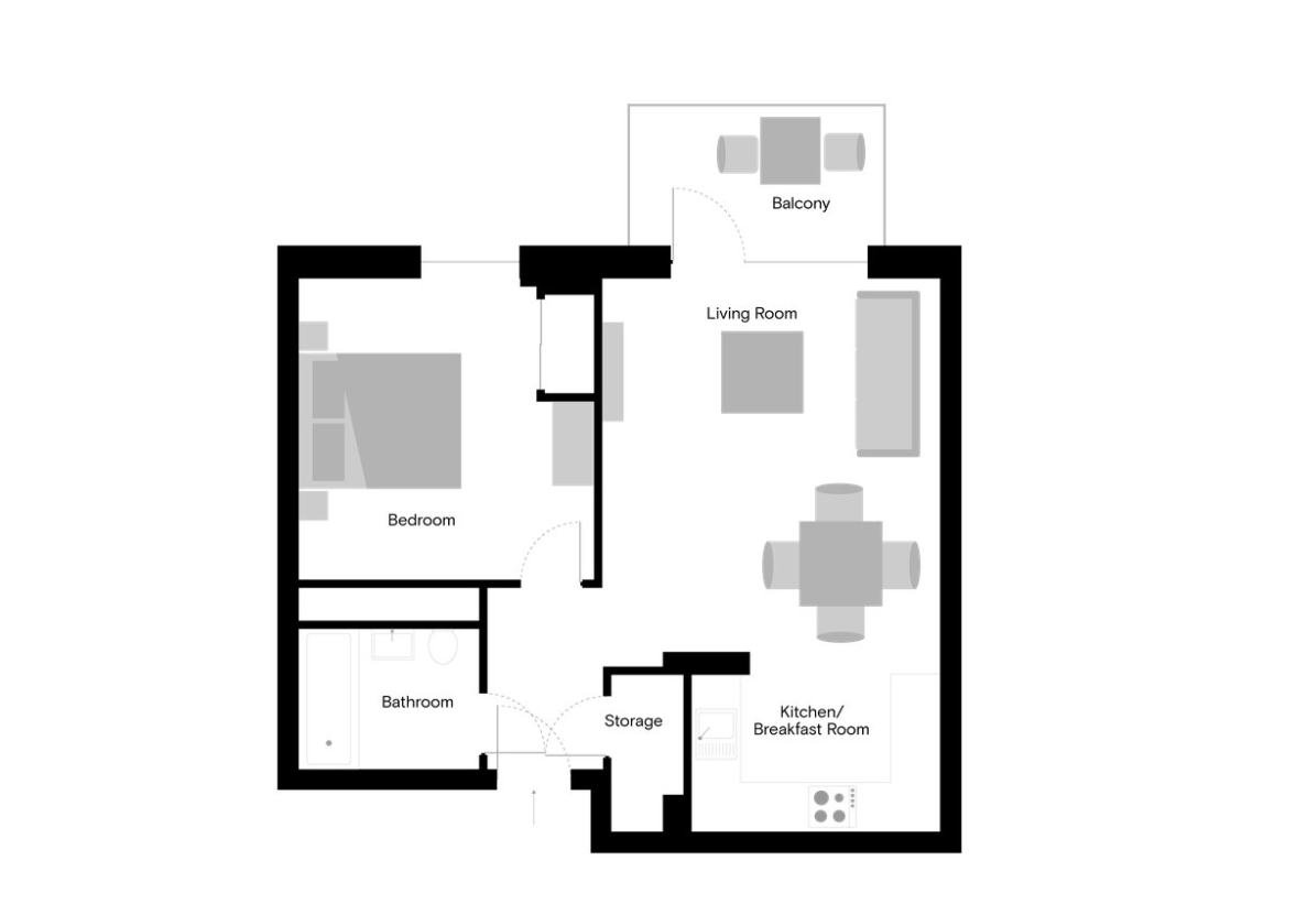 New 1 bedroom Apartment to rent in Tottenham Hale, Greater London Ref