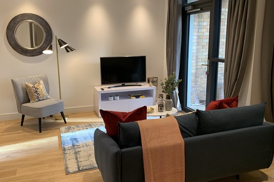 Apartments to Rent by Savills at Wembley Central, Brent, HA1, living area