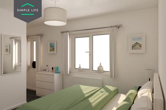 Apartments by Simple Life to Rent, The Sherwood, 1 bedroom apartment, bedroom