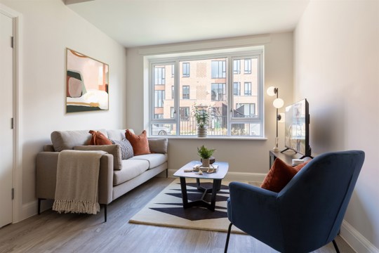 Apartments and Houses to Rent by Casa at Moda at Casa, Abbey Court, Leeds, LS5, living area