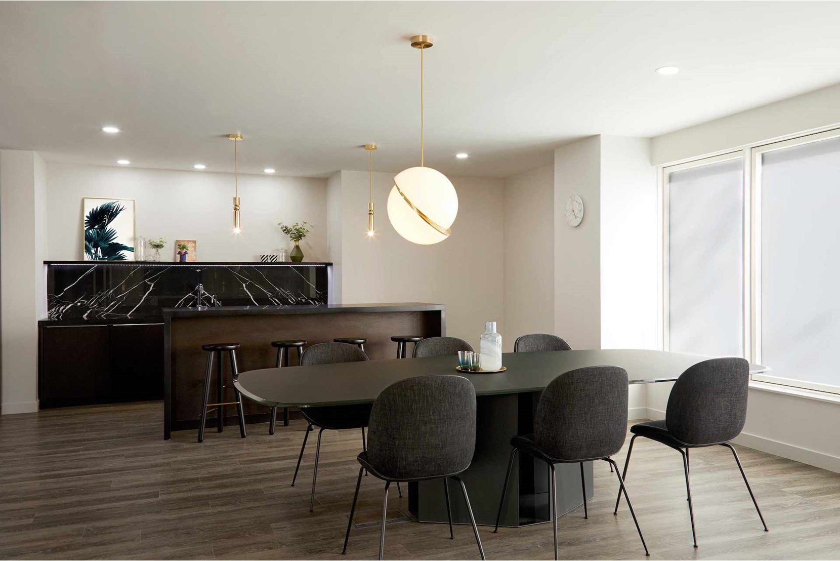 Apartments to Rent by Platform_ at Platform_Crawley, Crawley, RH10, communal private dining area