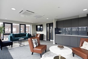 Apartments to Rent by JLL at Landrow Place, Birmingham, B3, communal lounge area