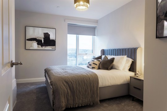 Apartments and Houses to Rent by Casa at Moda at Casa, Abbey Court, Leeds, LS5, bedroom