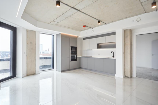 Apartments to Rent by Northern Group at One Silk Street, Manchester, M4, living kitchen dining area