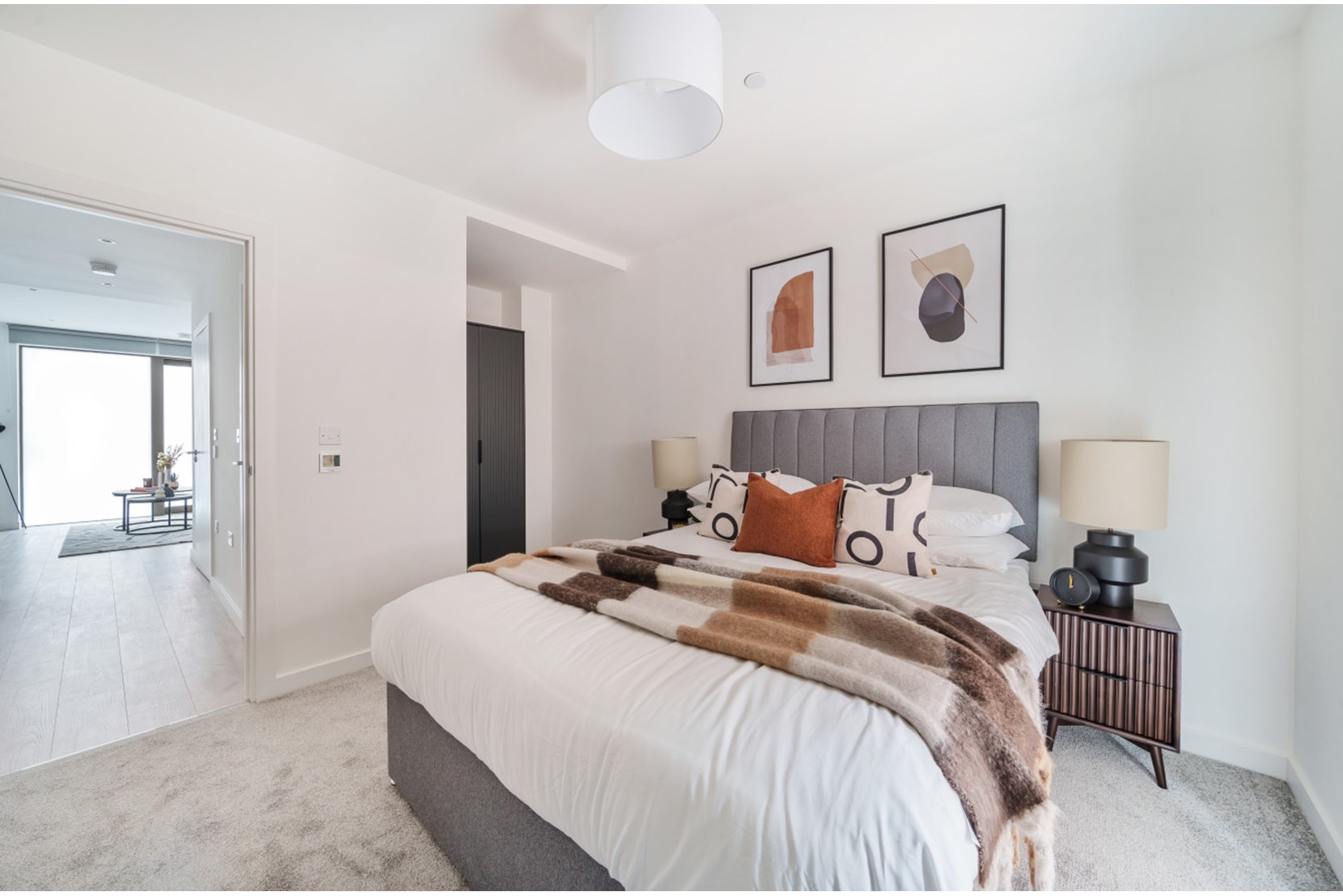 Apartments to Rent by Simple Life London in Anchor's Point, Royal Albert Dock, Newham, E16, bedroom
