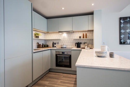 Apartments to Rent by Allsop at Alameda, Wembley, Greater London, HA9, kitchen