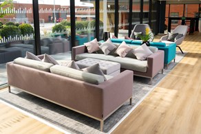 Apartments to Rent by Allsop at The Trilogy, Manchester, M15, communal lounge area