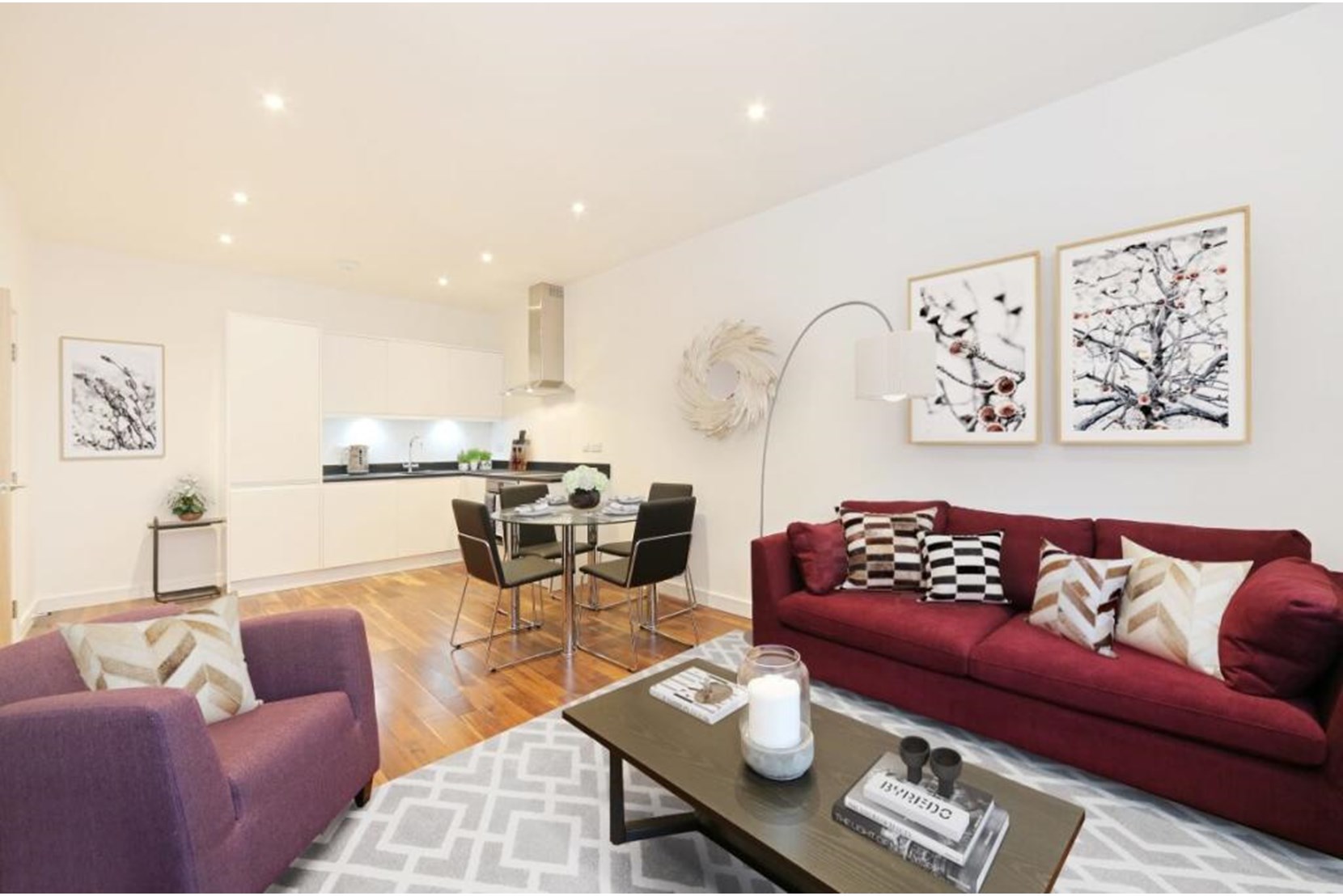 Apartments to Rent by JLL at The Hub, Harrow, HA1, living area
