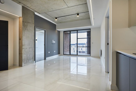 Apartments to Rent by Northern Group at One Silk Street, Manchester, M4, living area