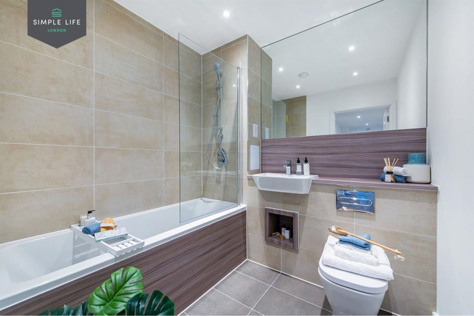Apartments to Rent by Simple Life London in Beam Park, Havering, RM13, The Allegro bathroom
