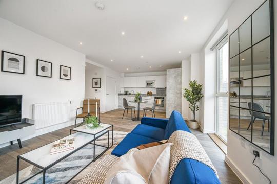 Apartments to Rent by Simple Life London in Beam Park, Havering, RM13, The Visos living kitchen dining area