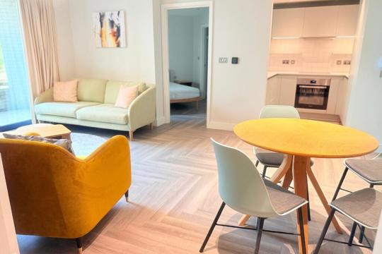 Apartments to Rent by Allsop at Alameda, Wembley, Greater London, HA9, living kitchen dining area