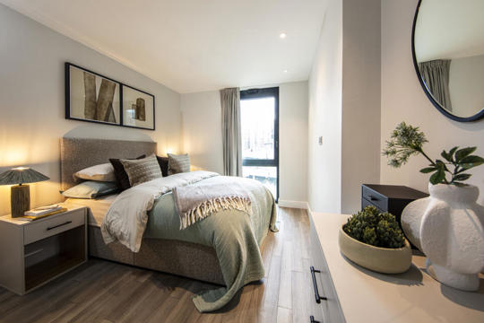 Apartments to Rent by Allsop at Alameda, Wembley, Greater London, HA9, bedroom