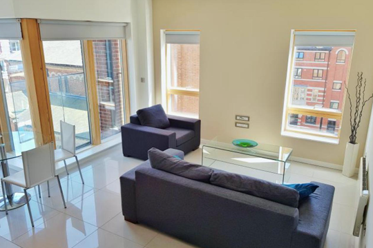 Apartments to Rent by Northern Group at Ice Plant, Manchester, M4, living area