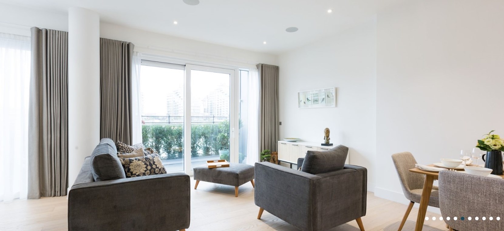 Greystar Fulham Riverside Westbourne Apartments Central Avenue Open Plan Lounge 1