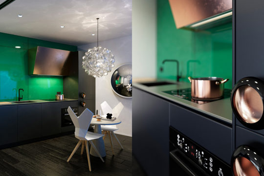 Apartments to Rent by Greenwich Peninsula at Upper Riverside, Greenwich, SE10, Tom Dixon kitchen
