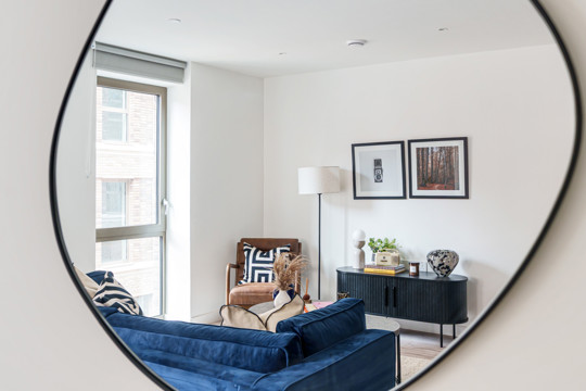 Apartments to Rent by Simple Life London in Anchor's Point, Royal Albert Dock, Newham, E16, living area