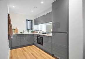 Apartments to Rent by Savills at The Picture House, Redbridge, IG1, kitchen