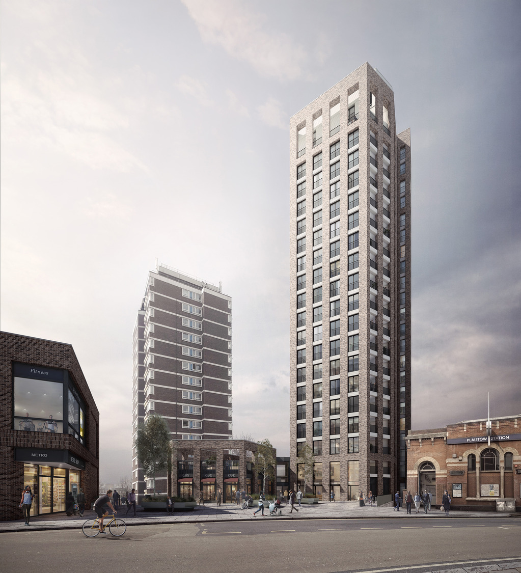 Plaistow Hub, Newham by Populo Living with 2 apartments available to rent
