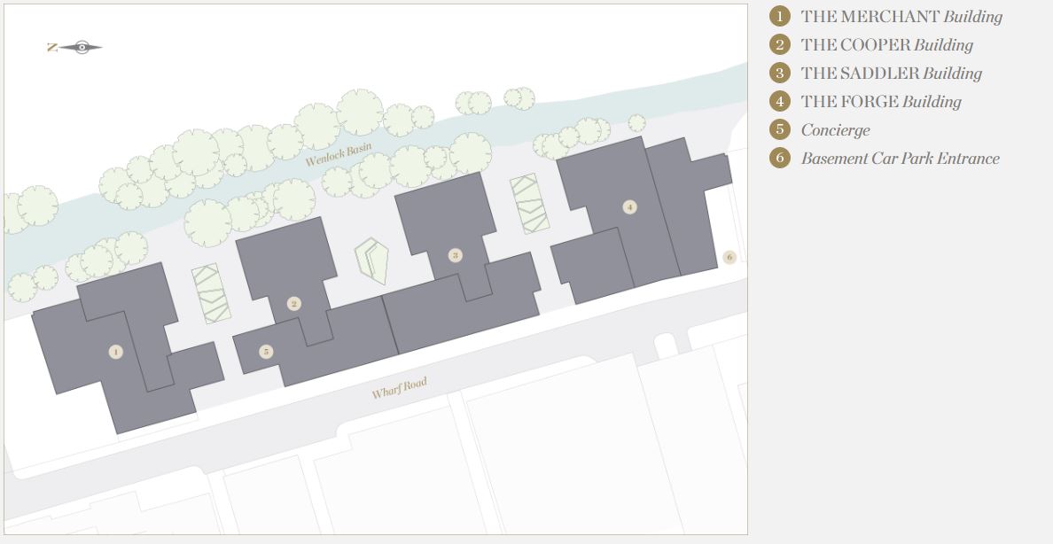 Apartments to Rent by a2dominion at City Wharf, Hackney, N1, development site plan