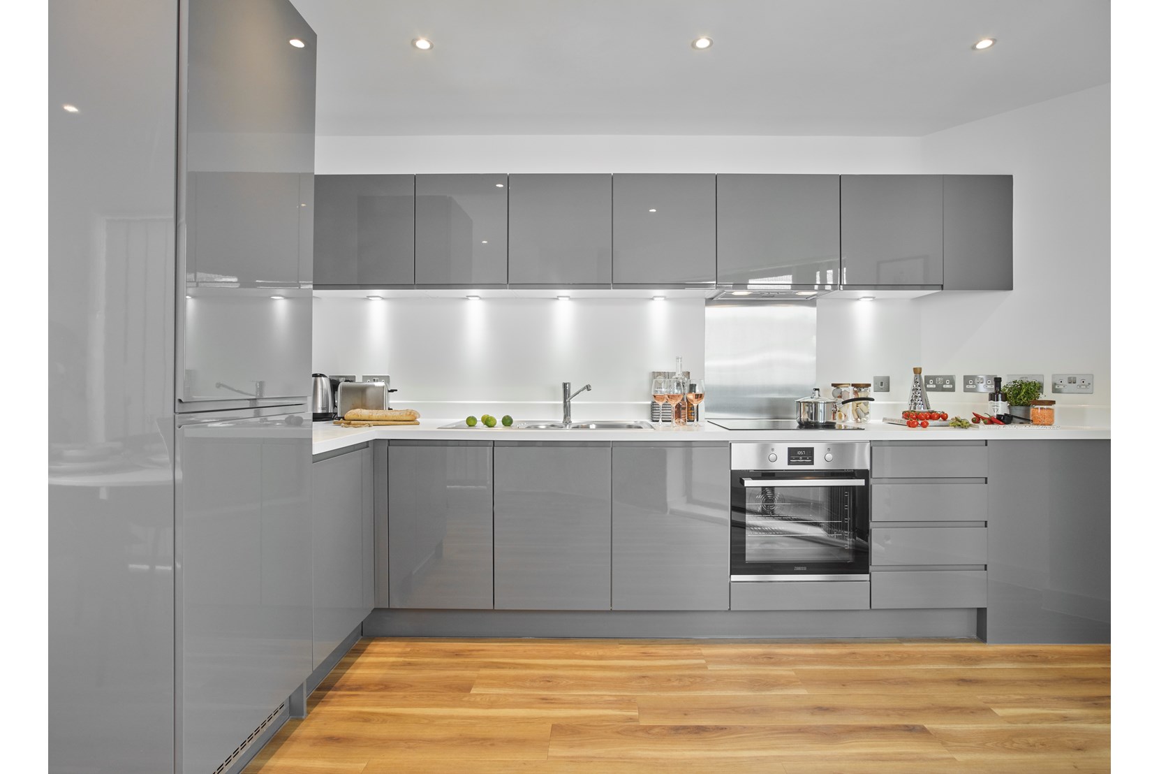 Apartments to Rent by Savills at The Picture House, Redbridge, IG1, kitchen 