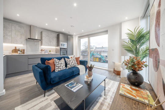 Apartments to Rent by Simple Life London in Clapham Park, Clapham, SW4, living kitchen area