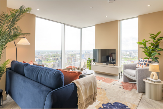 Apartments to Rent by Cortland in Cortland at Colliers Yard, Salford, M3, living area