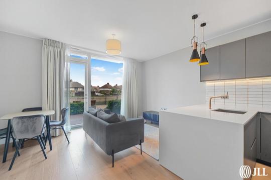 Houses and Apartments to Rent by JLL at Sugar House Island, Newham, E15, living kitchen dining area