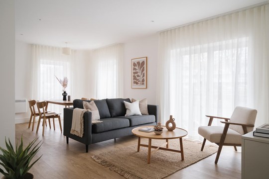 Apartments and houses to Rent by Heimstanden at Soho Wharf, Birmingham, B18, living area