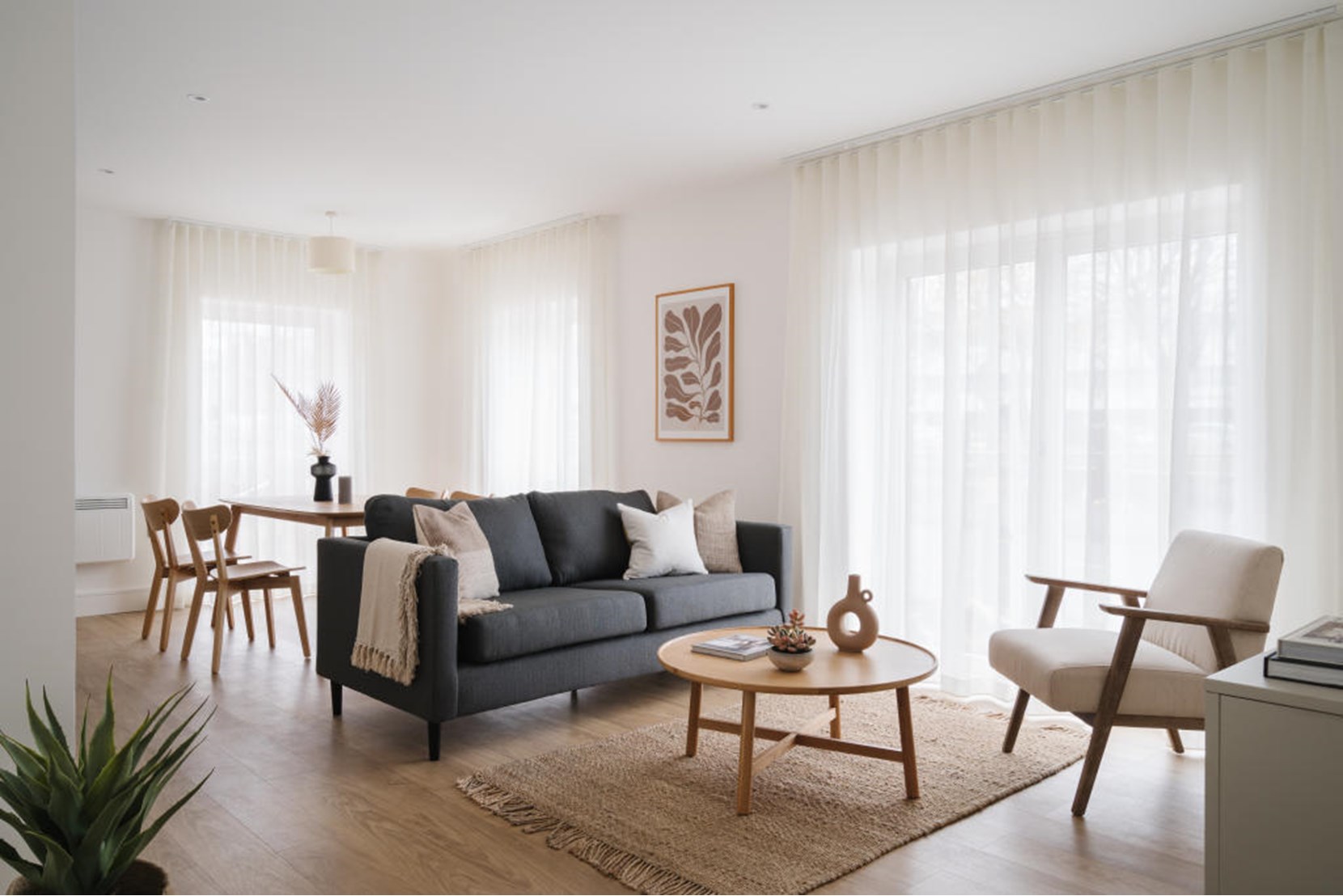 Apartments and houses to Rent by Heimstanden at Soho Wharf, Birmingham, B18, living area