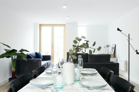 Apartments to Rent by Northern Group at The Quarters, Manchester, M1, dining area