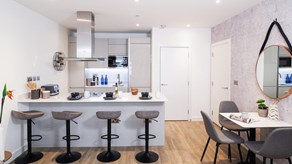 Apartments to Rent by Folio at Porter's Edge, Southwark, SE16, kitchen dining area
