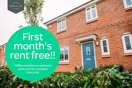 Houses and Apartments to Rent by Simple Life at Coppenhall Place, Crewe, CW1, development special offer
