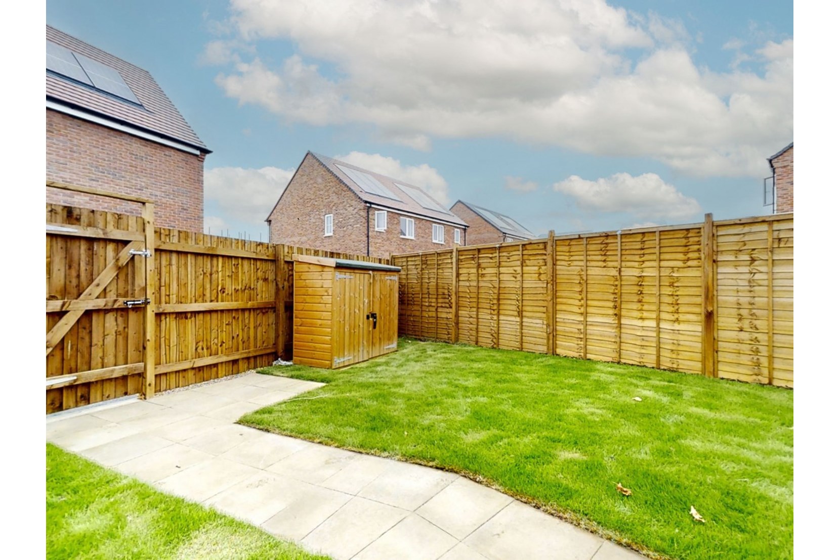 Homes to Rent by Allsop at The Pioneers, Houlton, Rugby, CV23, private rear garden