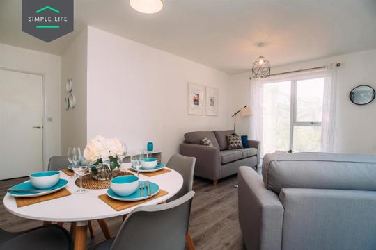 Apartments by Simple Life to Rent, The Willow, 2 bedroom apartment, living dining area