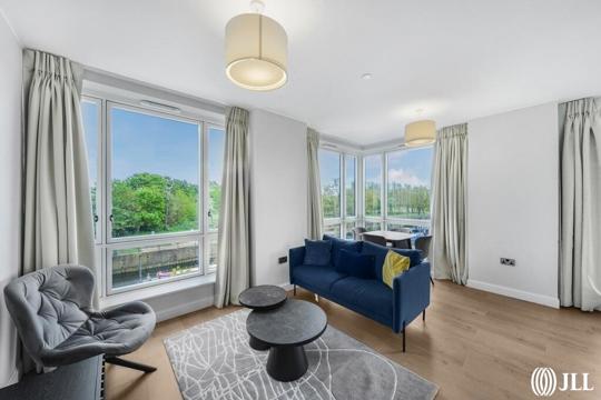 Houses and Apartments to Rent by JLL at Sugar House Island, Newham, E15, living dining area