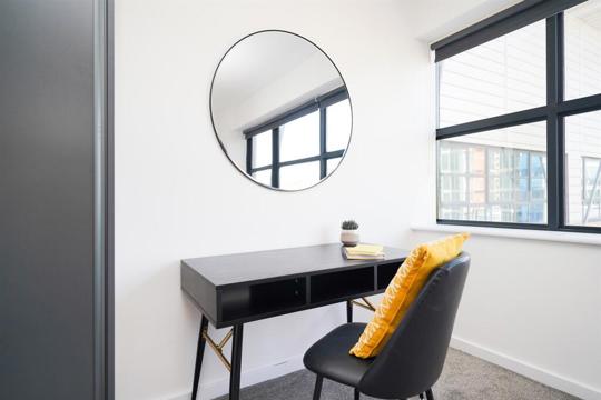 Apartments to Rent by Centrick at Iron Yard, Sheffield, S1, home office