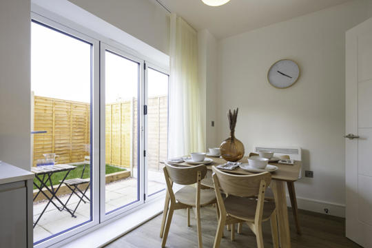 Apartments and houses to Rent by Heimstanden at Soho Wharf, Birmingham, B18, dining area