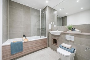 Apartments to Rent by Simple Life London in Elements, Enfield, EN3, The Argon bathroom