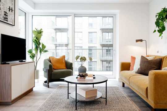 Apartments to Rent by Berkeley Living in Navigator Place, Kidbrooke Village, Lewisham, SE3, living area