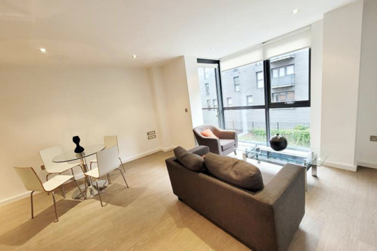 Apartments to Rent by Northern Group at Flint Glass Wharf, Manchester, M4, living dining area