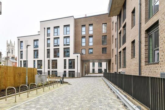 Apartments and houses to Rent by Touchstone Resi in The Blockhouse, Brighton, BN1, building panoramic