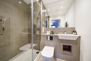 Apartments to Rent by Simple Life London in Ark Soane, Ealing, W3, The Amber ensuite