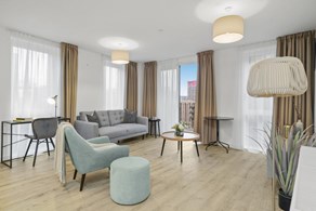 Apartment Get Living Manchester Salford New Makers Yard Living Area 1