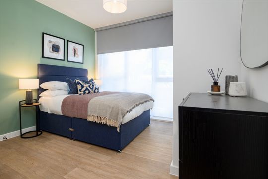 Apartments to Rent by CompassRock International in Walton Court, Walton-on-Thames, Surrey, KT12, bedroom