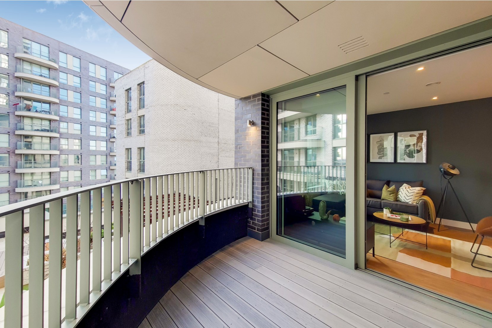 Apartments to Rent by Folio at Oaklands Rise, Brent, NW10, private balcony