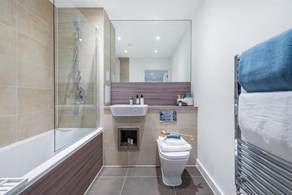 Apartments to Rent by Simple Life London in Beam Park, Havering, RM13, The Capri bathroom